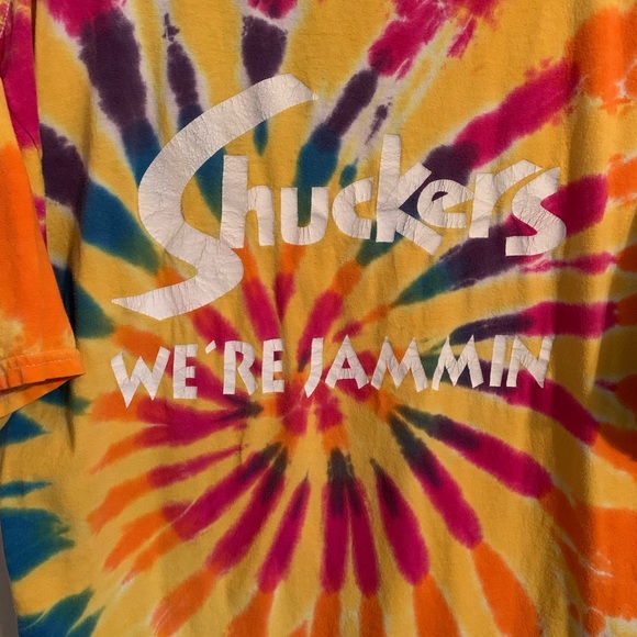 Tie dye Shuckers We’re Jammin T-shirt - Picture 3 of 9